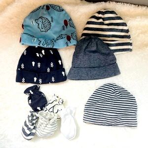 Gerber Baby beanies & mittens